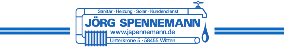 Logo der Firma Jörg Spennemann in Witten – Installateur- und Heizungsbaumeister sowie Klempnerarbeiten, Klima und Solar 
